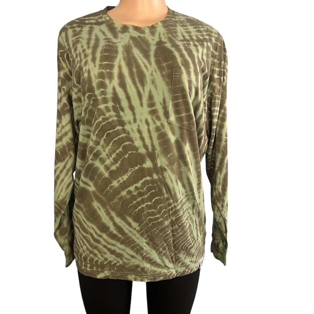 3/$30 ☀️ VS PINK Victoria's Secret Tie Dye Campus Long sleeve Tee T-shirt